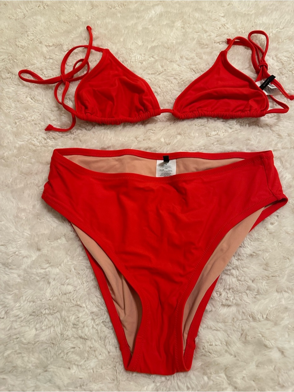 J. Crew Red Two-Piece Bikini Set